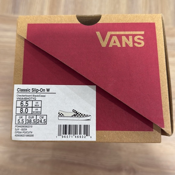 Vans Checkerboard Slip-On Wide - Picture 5 of 5